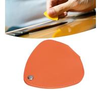 Niiyen Bolsa de cuero para púas de guitarra, bolsa de almacenamiento impermeable de gran capacidad, púas de guitarra, estuche de cuero para púas de guitarra, para el hogar, bajo, (Brown)