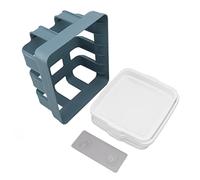 Niiyen Food Platter, Rectangular Side Dish Plate, ABS Serving Tray with Bracket, for Home Kitchen, Food, Appetizer Serving