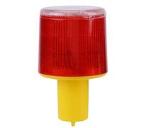 Niiyen Luz de Advertencia LED Solar, 1 Unidad Luz de Flash de Advertencia de Emergencia LED Solar Lámpara de Alarma Tráfico Carretera Barco Luz roja, para los Lugares Que Necesitan luz de Advertencia