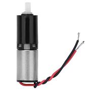 Niiyen Motor de reducción de CC, Mini Motor de Engranaje Reductor de reducción planetaria Micro de precisión de 6 mm Motor de CC3V para máquina de Cortina de Cerradura de Puerta(Tres etapas)