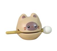 Niiyen Niiyen Lindo Tambor de Pescado Bloque Zen Instrumento de Percusión Resina Calmante Mente Decoración de Mesa Mini Figura Animal Juguete para Meditación Oficina Alivio del (D)