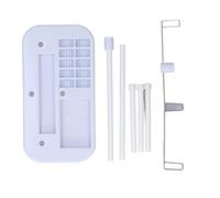Niiyen Soporte para hilo para máquina de coser, carrete triple para el hogar, carrete doble, soporte para hilo desmontable y fácil de colgar para bordar