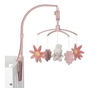 Nijntje Miffy x Little Dutch - Móvil musical de tela con soporte, diseño de conejo Miffy, color rosa