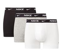 Nike 0000KE1008-MP1 Trunk Boxer Mens White/Grey Heather/Black XS