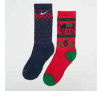Nike 2 PACK - Everyday Plus Cushioned Winter Wonderland Crew Socks multicolor 38-42