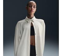 Nike 24.7 PerfectStretch Camisa Dri-FIT de manga larga oversize - Mujer - Blanco L (EU 44-46)