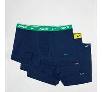 Nike 3 PACK - Everyday Cotton Stretch Trunk azul S