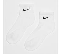 Nike U NK Everyday Cush Ankle 3Pr Socks, Hombre, White/Black, S