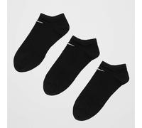 Nike Calcetines de fitness Everyday Lightweight No-Show – 3 pares, negro, 38-42