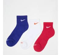 Nike 3 PACK - Nike Everyday Plus red/wht/blue multicolor 34-38