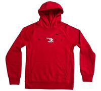 Nike 3Brand - Sudadera para niños con capucha roja, rojo/negro/blanco, 8-10 años