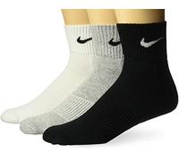 Nike 3PPK Cushion Quarter, Calcetines unisex, paquete de 3 unidades