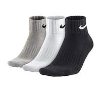 Nike 3PPK Value Cotton Quarter Calcetines, Hombre, Multicolor, L