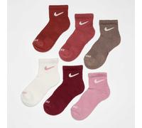 Nike 6 PACK - Dri-FIT Performance Basic Quarter Socks multicolor 4Y-5Y