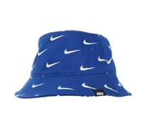 NIKE 8A2973-U89 Swoosh Print BUCKETHAT Game Royal Hat Unisex Blue/White Tamaño TU