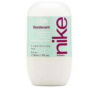 NIKE - A Sparkling Day, Desodorante Mujer Roll-On 50 ml, Desodorante Antimanchas para Piel Sensible, 0% Alcohol y 0% Sales de Aluminio, Larga Duración, Fragancia Floral Oriental