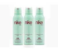 NIKE - A Sparkling Day Pack de 3 x 200 ml, Desodorante Mujer Spray, Desodorante Antimanchas para Todo Tipo de Piel, 0% Sales de Aluminio, Larga Duración, Fragancia Floral Oriental