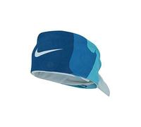 Nike AC0339 - Bandana unisex de gran calidad, para usar como banda para el cabello, con el logo Nike en forma de bigote talla única Navy/Blue/White