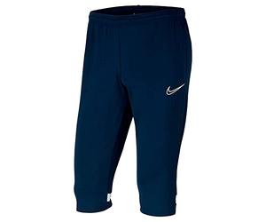 NIKE Academy 21 3/4 Knit (Youth), Pants Unisex Niños, Obsidian/white/white/white, 8-10 Años