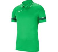 Nike Academy 21 Polo, verde, blanco, verde y blanco, 10-12 años Unisex Adulto