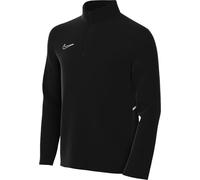 Nike Academy Camiseta De Entrenamiento De Fútbol De Manga Larga Dri-Fit con Cremallera De 1/4 - Niño/A, Black/Black/White, HJ3721-010, XS
