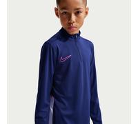Nike Academy Camiseta de entrenamiento de fútbol de manga larga Dri-FIT con cremallera de 1/4 - Niño/a - Azul XS