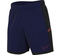 Nike Academy Pantalón Corto De Fútbol Dri-Fit - Hombre, Blue Void/Black/Orange Pulse, HJ3796-492, L
