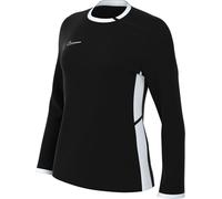 Nike Academy Parte De Arriba De Fútbol De Manga Larga con Cuello Redondo Dri-Fit - Mujer, Black/Black/White/White, HM0744-010, XS