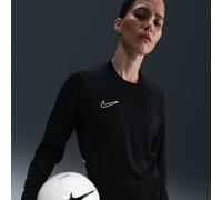 Nike Academy Parte de arriba de fútbol de manga larga con cuello redondo Dri-FIT - Mujer - Negro L (EU 44-46)