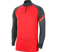 Nike Academy Pro Drill Top Taladro Superior, Infantil, Carmesí Brillante/Antracita/Carmesí Brillante/Blanco, Extra-Small