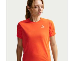 Nike ACG Parte de arriba de trail running de manga corta Dri-FIT para mujer - Naranja
