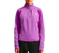 Nike ACG Wolf Grid Therma-FIT Half-Zip camiseta de trail running para Mujer | EU XS in Monarch Purple/Bold Berry/Summit White