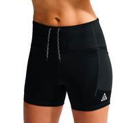 Nike ACG - Ropa trail running mujer - W Nike ACG Trail Df Hr 4In Tight Short Black Summit White - Talla S - Negro Negro S