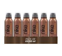 NIKE - Addiction Man Pack 6 x 200 ml, Desodorante Hombre, Formato Spray, Eau de Toilette Natural y Masculina, Aroma Frutal de Pera, Higo y Mandarina, Fragancia Fresca y de Larga Duración
