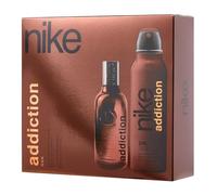 NIKE - Addiction Man Promoción Perfume 100 ml + Desodorante 200 ml, Colonia y Desodorante Hombre, Perfume Formato Spray, Eau de Toilette Natural y Masculina, Aroma Amaderado Balsámico