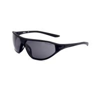Nike AERO SWIFT DQ0803 010 Matte Black/Dark Grey Sunglasses Unisex Iniettato, Modified Rectangle, 65