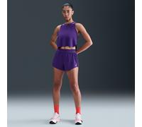Nike AeroSwift Pantalón corto de running de 8 cm y talle medio con malla interior Dri-FIT ADV - Mujer - Morado XL (EU 48-50)