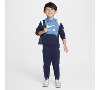 Nike Air Conjunto de sudadera y pantalón de tejido Fleece - Infantil - Azul 3T