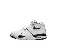 Nike Air Flight 89 (GS) - Zapatos Unisex con Cordones para niños, Blanco/Negro-Gris Lobo, 38 EU