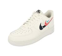 NIKE Air Force 1 07 Hombre Trainers FJ4226 Sneakers Zapatos (UK 6 US 7 EU 40, White Midnight Navy 100)