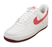 NIKE Air Force 1 '07, Sneaker Hombre, White Adobe Team Red Dragon Red, 38.5 EU