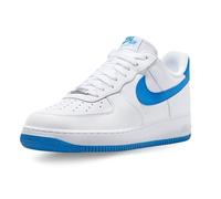NIKE Air Force 1 '07, Sneaker Hombre, White Photo Blue White, 42 EU