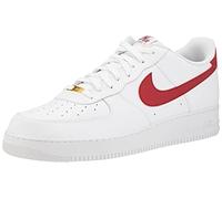 NIKE Air Force 1 '07, Zapatillas Hombre, Blanco White Team Red White, 41 EU