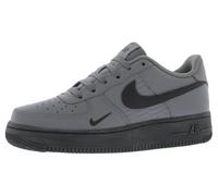 Nike Air Force 1 GS - Zapatillas Deportivas para niños, 35,5 EU IH4475-025, Piel, amortiguación Nike Air, Suela de Goma, Gris frío/Antracita