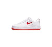 Nike Air Force 1 Low Retro, Zapatillas Hombre, Blanco, FN5924-101, blanco y rojo., 44.5 EU