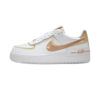 NIKE Air Force 1 Shadow, Sneaker Mujer, White Hemp Team Gold White, 40 EU
