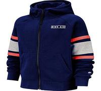 Nike Air Full Zip Hoodie, Camiseta Niños, Rojo (University Red/Blue Void/White), (Talla del Fabricante: X-Large)