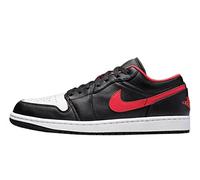 Nike Air Jordan 1 Basso, Zapatillas de Gimnasia Hombre, Nero Rosso Fuoco Bianco, 44 EU