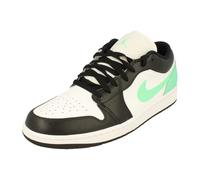 Nike Air Jordan 1 Low Hombre Trainers 553558 Sneakers Zapatos (UK 9 US 10 EU 44, White Black Green Glow 131)