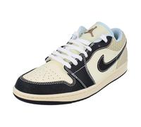 Nike Air Jordan 1 Low SE Hq3437 - Zapatillas deportivas para hombre, Muselina negra de leche de coco 101, 44.5 EU